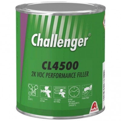 Грунт-наповнювач Challenger CL4500 2K VOC Performance 1 л сірий