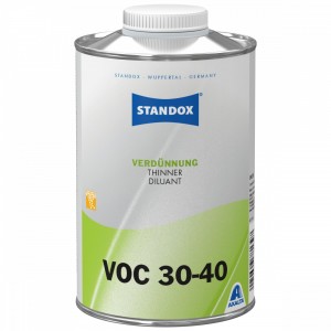Розчинник Standox Thinner VOC 30-40 для матового лаку повільний 1 л