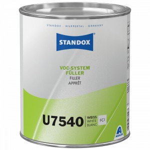 Грунт-наповнювач Standox VOC System Filler U7540 White універсальний безусадочний (3.5 л)