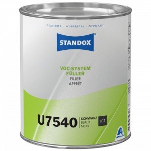 Грунт-наполнитель Standox универсальный безусадочный VOC System Filler U7540 3.5 л черный